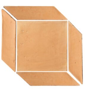 Terracotta Chevron Tiles – 8x2 Inch