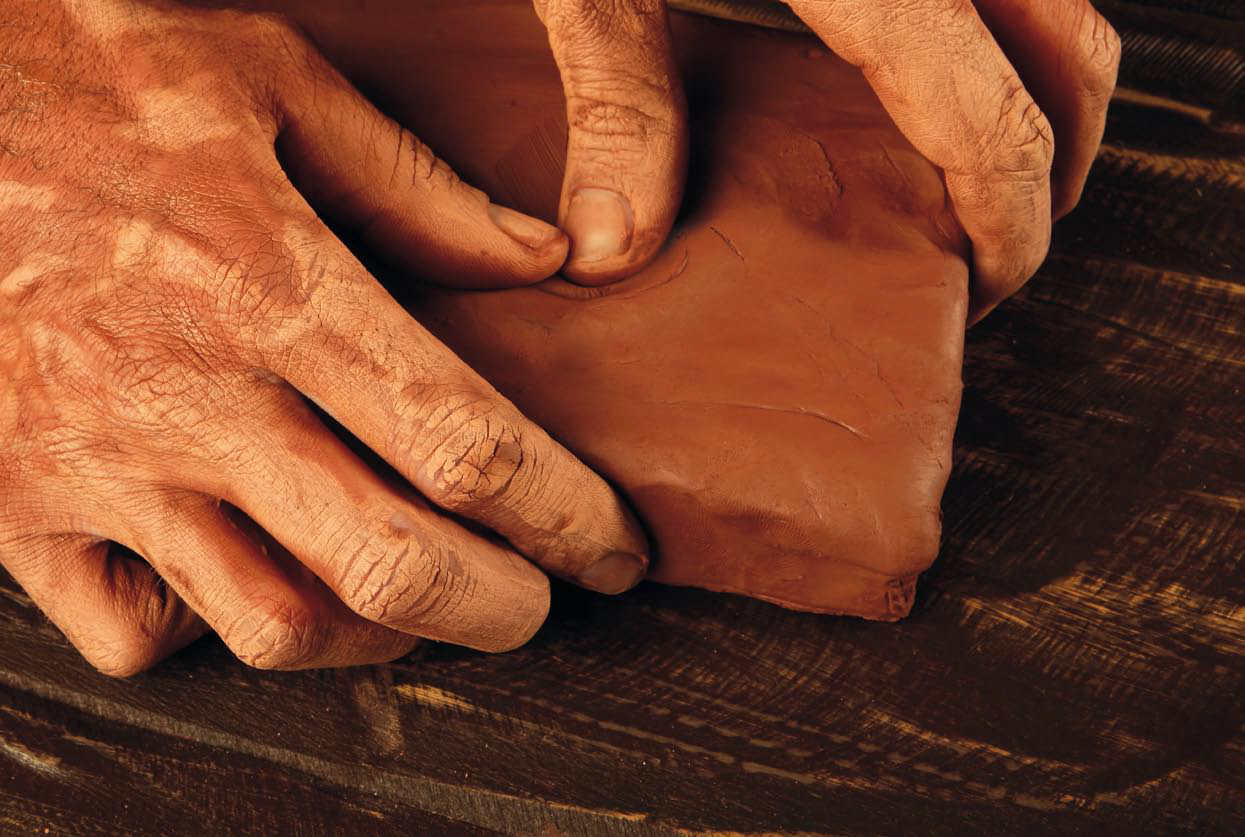 Bright modern living room with artisan finishes