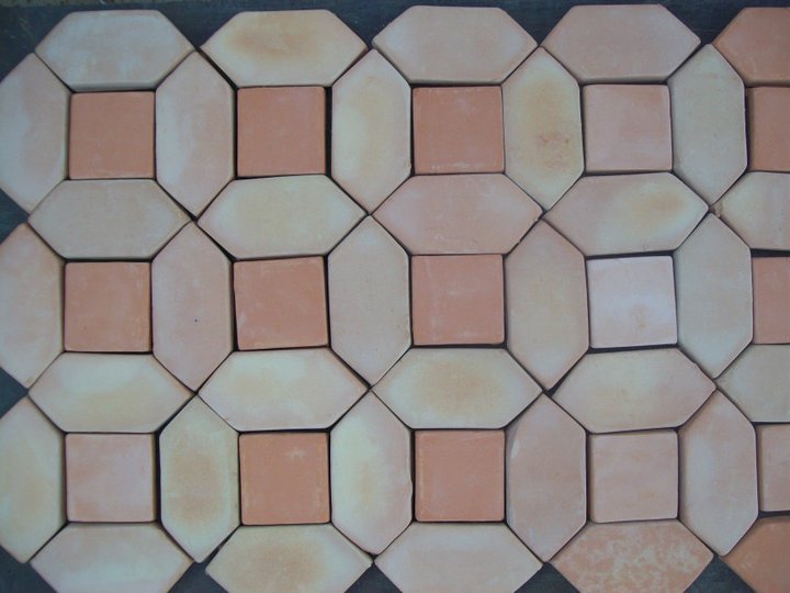 Picket and Square Natural Clay Tiles – 4x4 Inch - Image 5