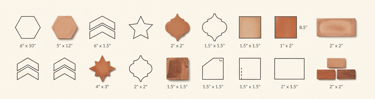 Terracotta Tile Shapes